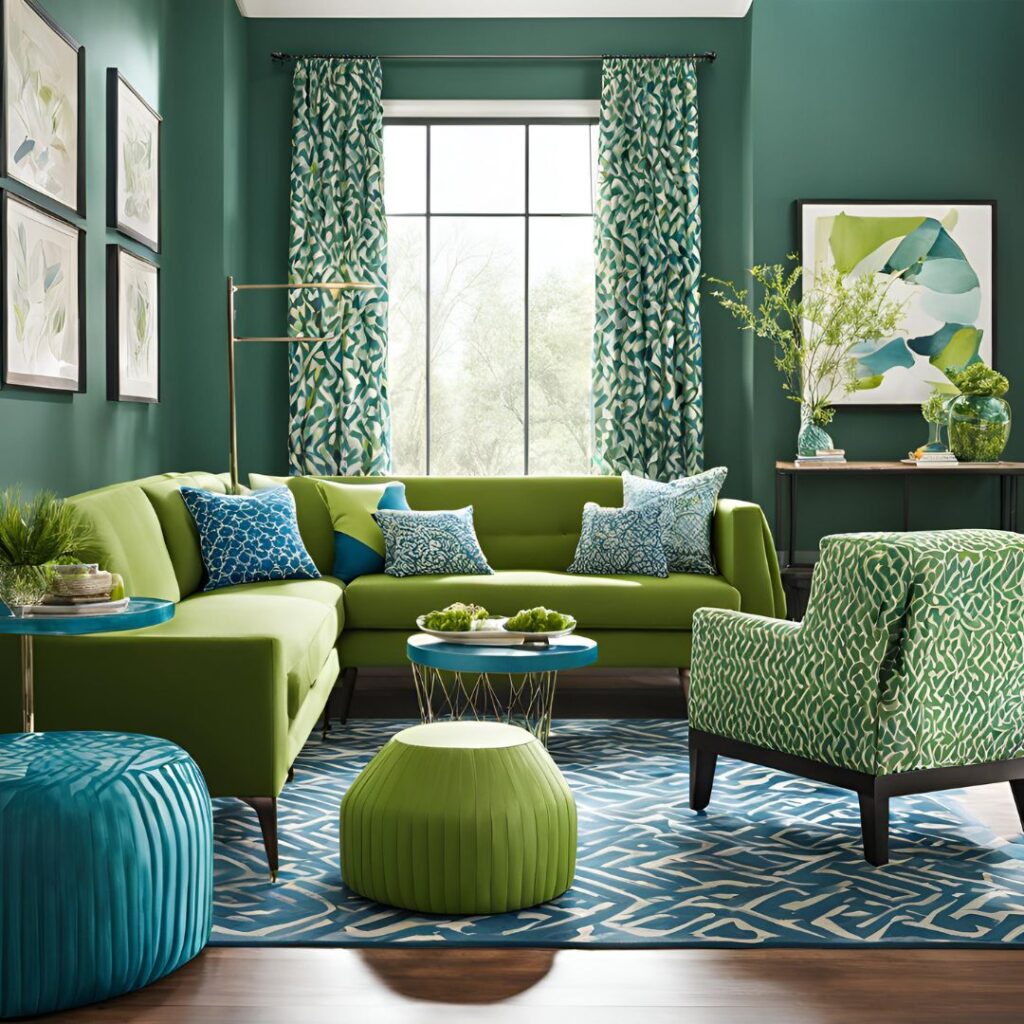 Bold Patterns and Green Tones