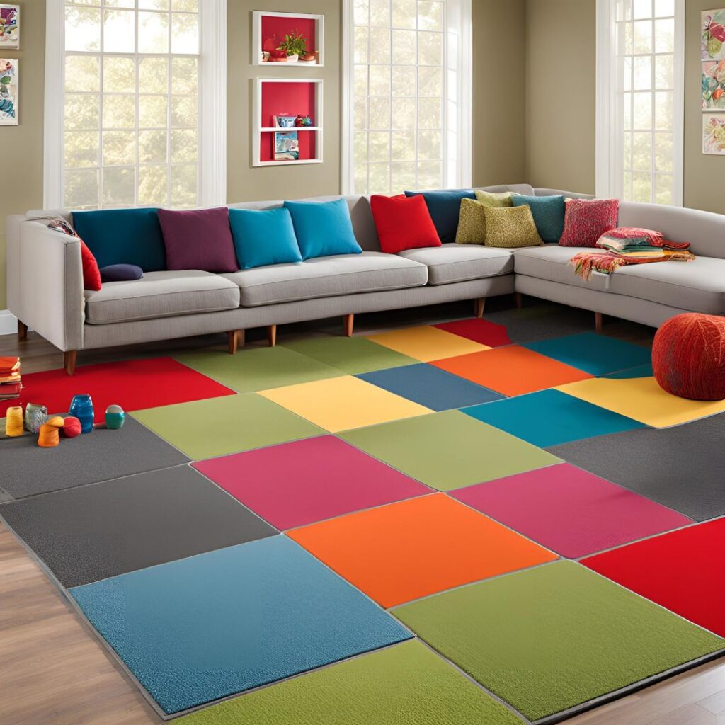 Brighten Rooms with Carpet Tiles