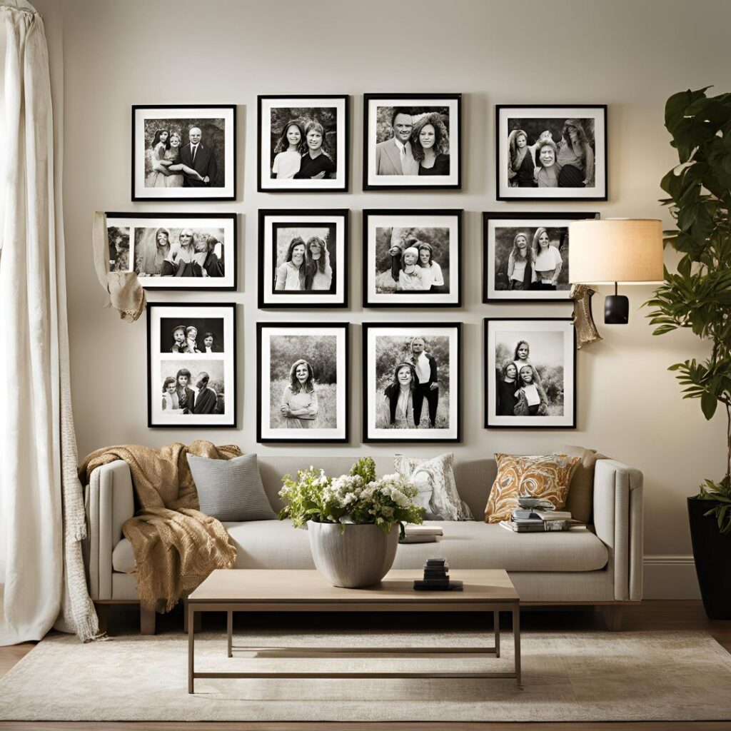 Create a Gallery Wall of Family Photos