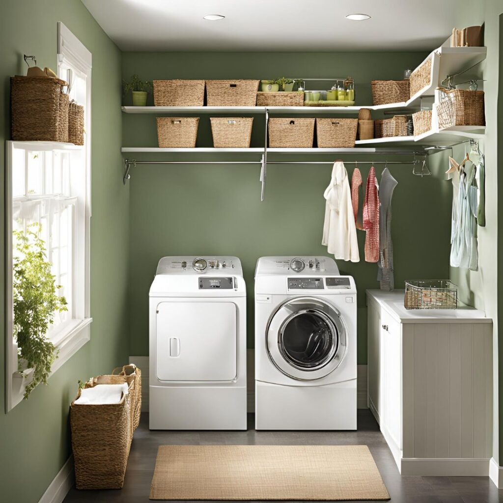 Create a One-Wall Laundry Solution