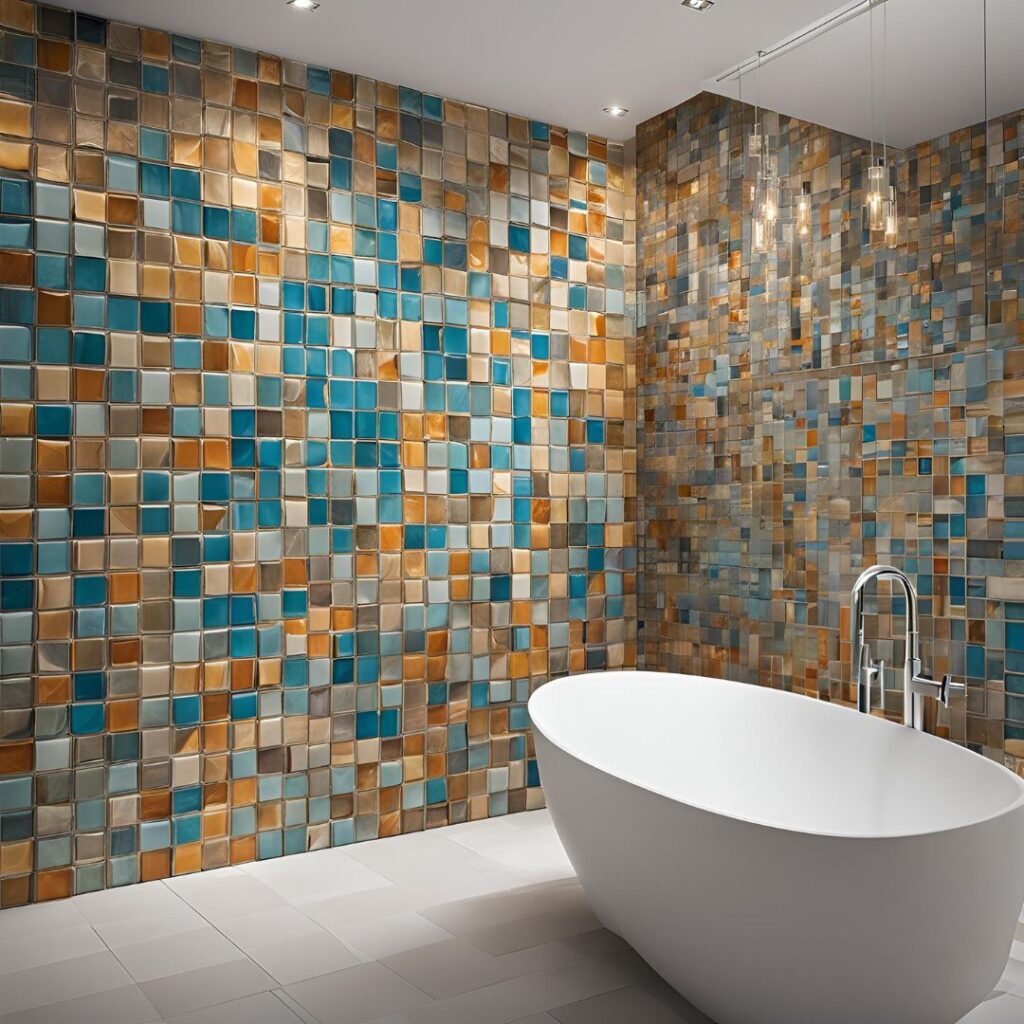 Creative Tiled Feature Walls