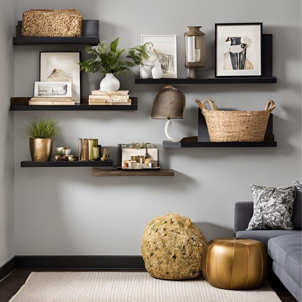 Decorate with Floating Shelves