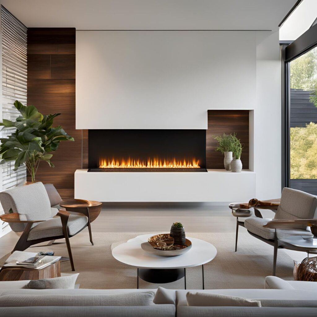 Install a Sleek Modern Fireplace