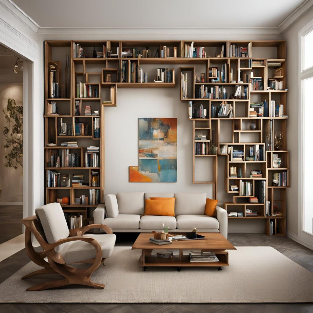 Style Your Wall with Creative Bookshelves