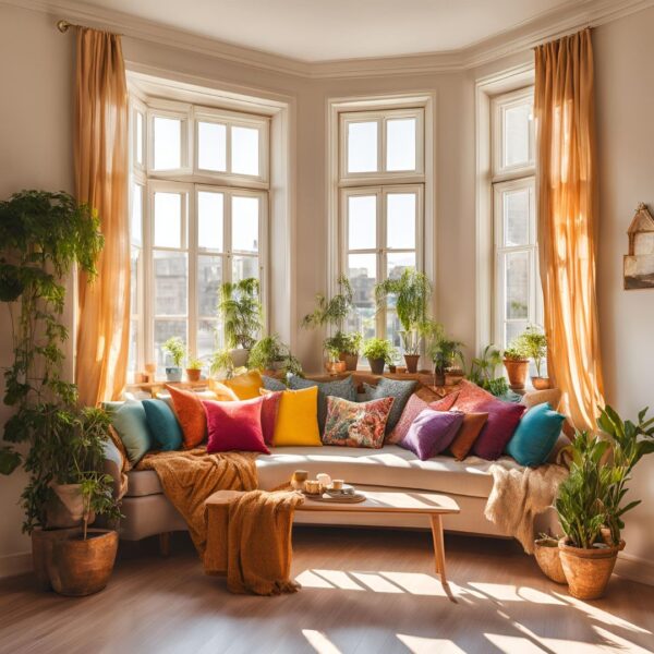 bow window sill decorating ideas​