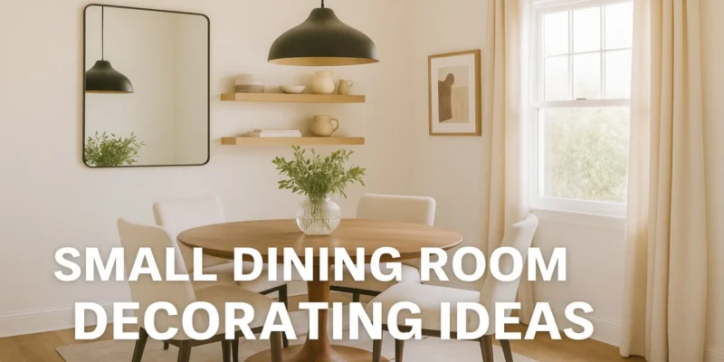 Best Small Dining Room Decorating Ideas for Stylish