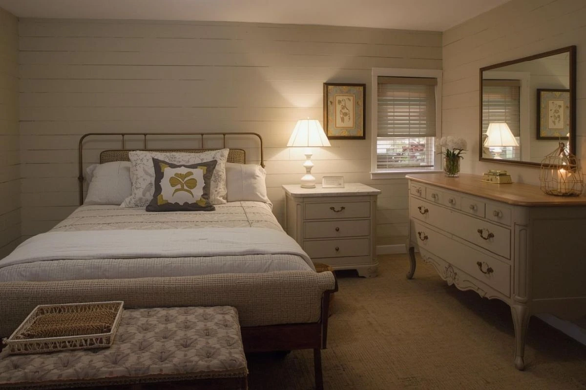 Guest bedroom makeover ideas that depend on cozy lighting