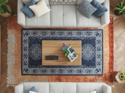 How to Layer Rugs in a Living Room