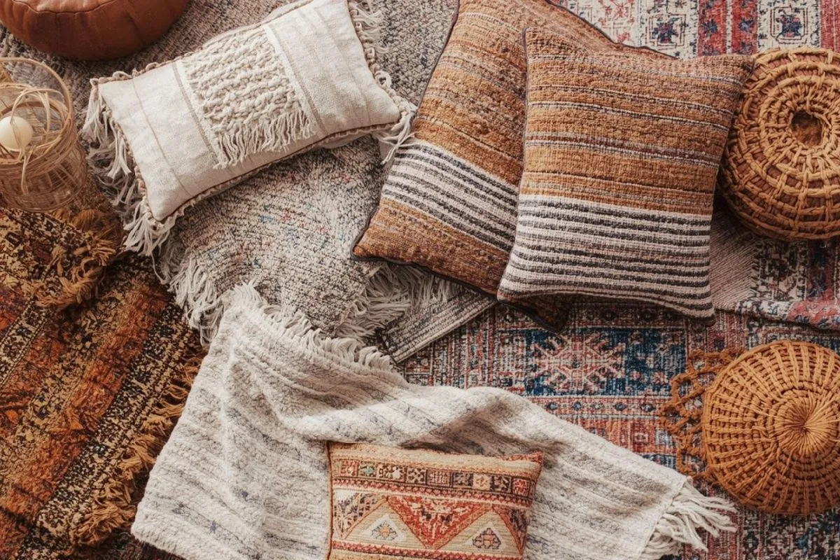 Layer On the Textures_ Rugs, Pillows, and Throws