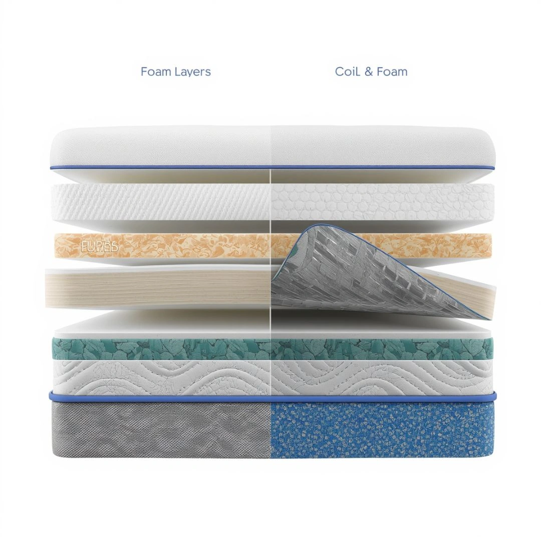Memory Foam vs Hybrid The Practical Difference Memory Foam vs Hybrid_ The Practical Difference