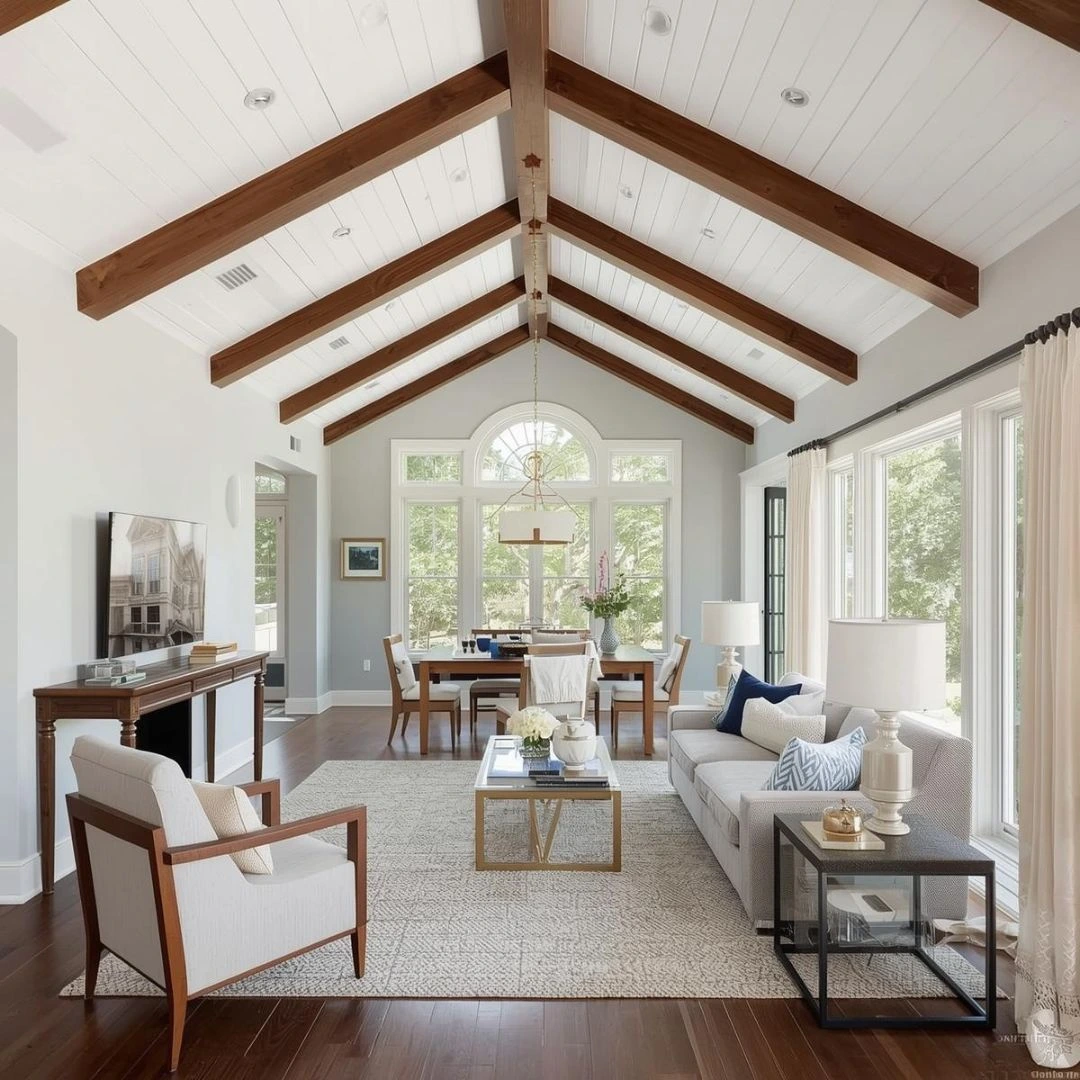 Beams That Add Character (Even in Modern Homes)