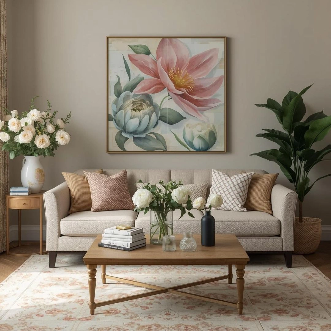 Best Flower Decor for Living Room Spaces (By Room Size)