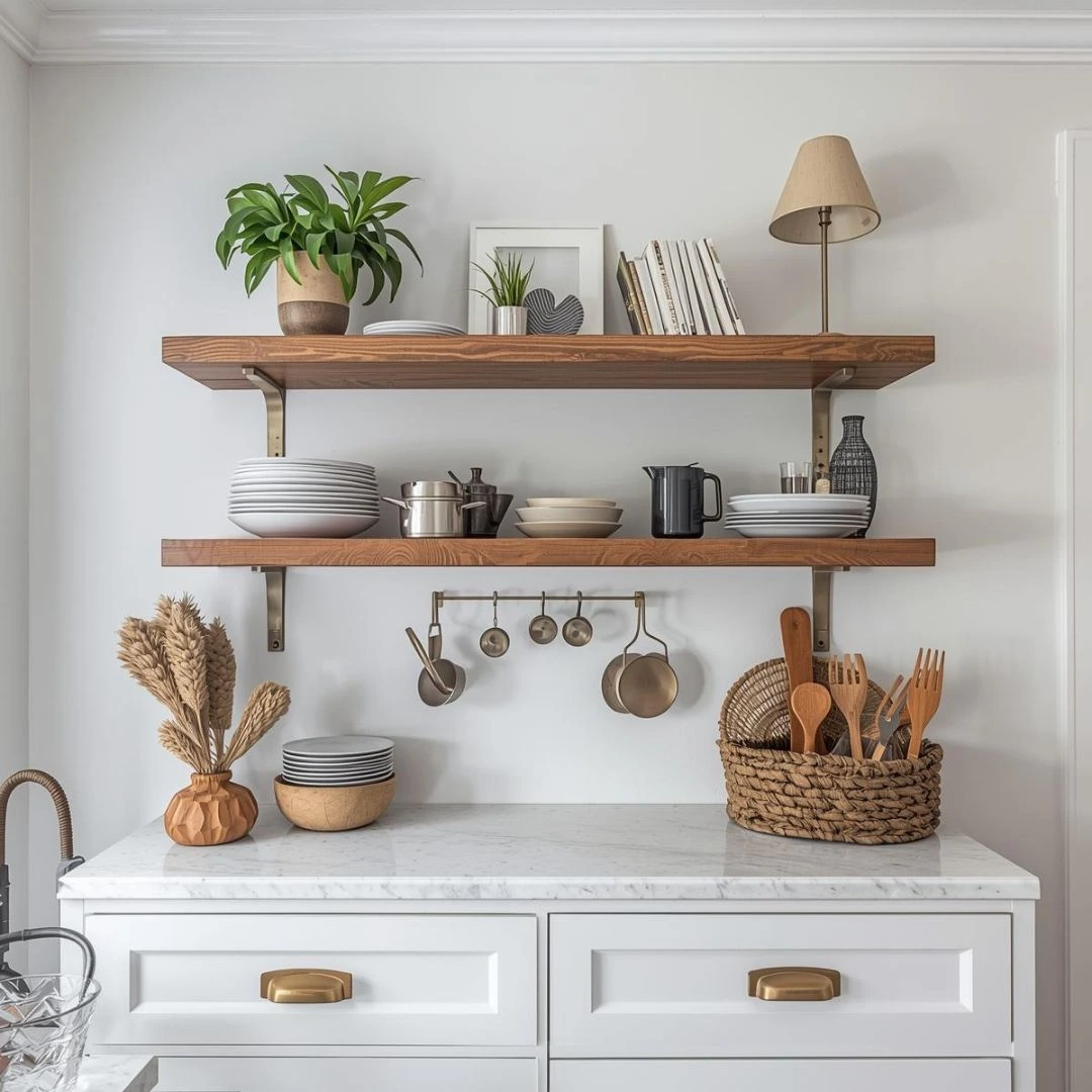 Decorating Open Shelves for Real Life (Not Social Media)