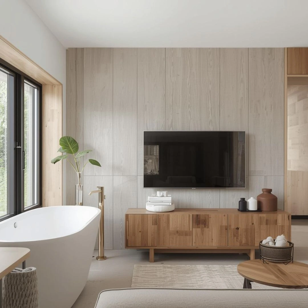 Eco-Friendly Bathroom Material Ideas That Influence TV Wall Design (Surprisingly!)