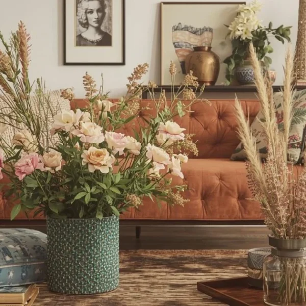 How to Choose Flower Decor That Makes Your Living Room Feel Warm and Lived In Flower Decor Ideas