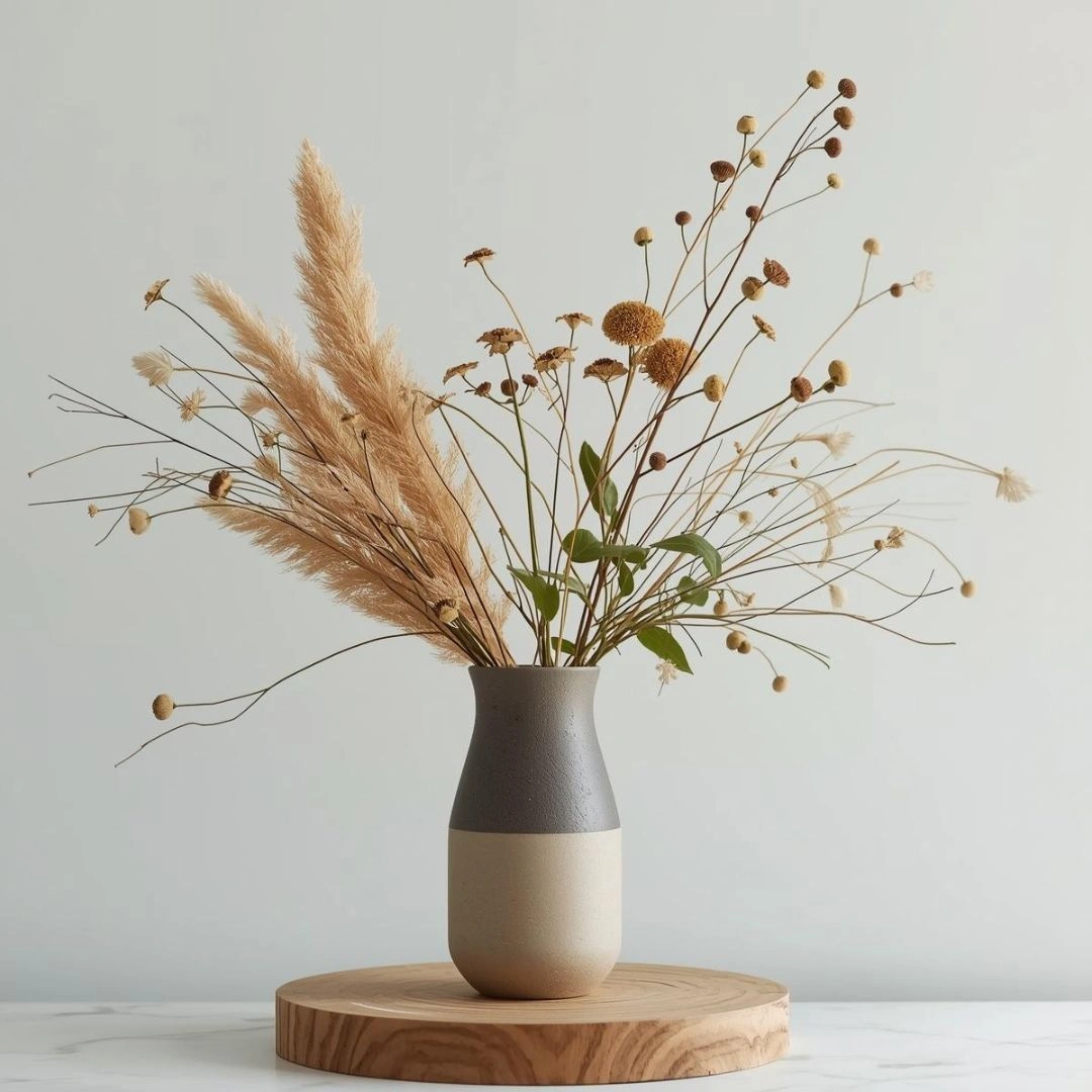 Minimal Flower Decor for Living Room Styling