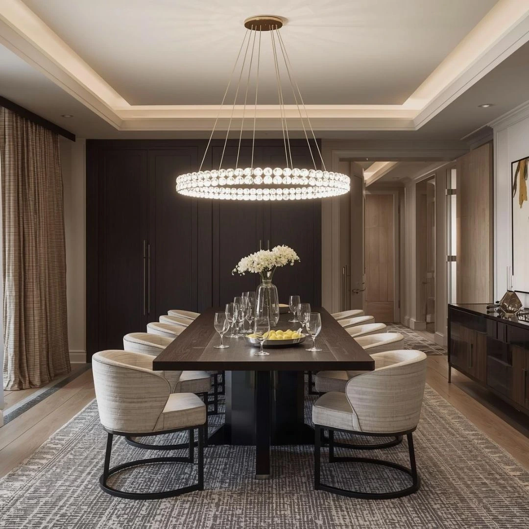 Modern Dining Room Lighting Ideas with Chandeliers Yes Really Modern Dining Room Lighting Ideas with Chandeliers (Yes, Really)