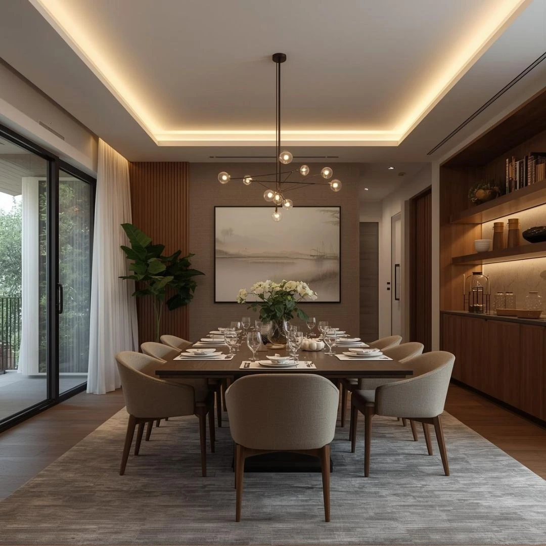 Modern Dining Room Lighting Ideas with LED Lights Modern Dining Room Lighting Ideas with LED Lights