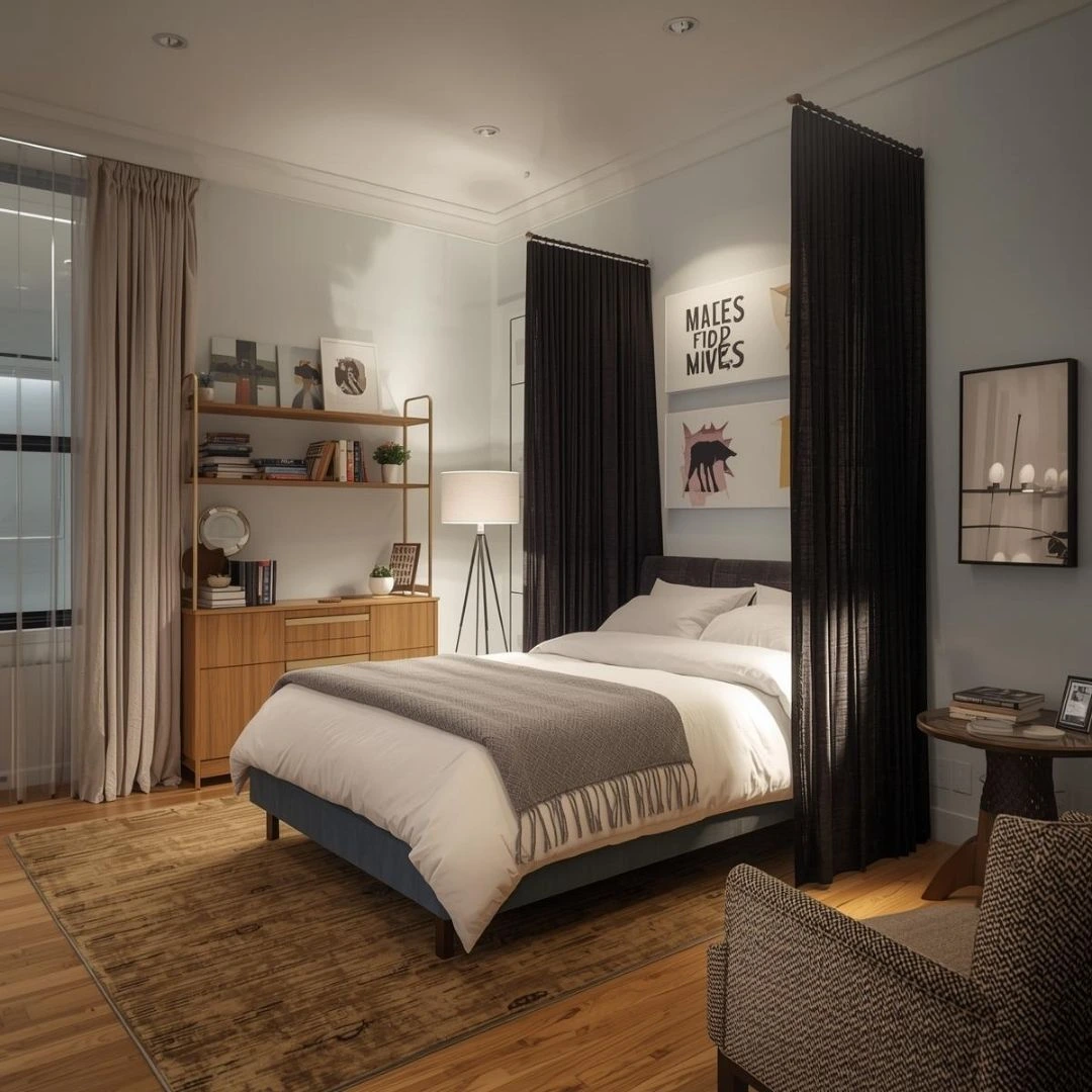 Sleeping Areas That Feel Private (Even Without a Bedroom)