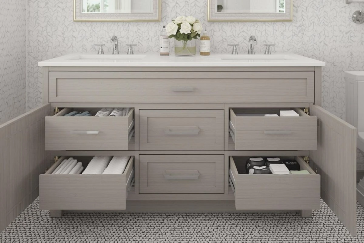Storage-Smart Vanities That Don’t Bulge Out