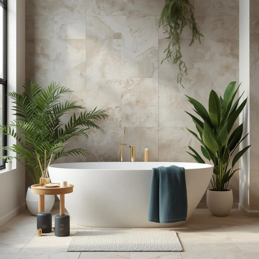 What Actually Makes a Bathroom Feel Like a Spa What Actually Makes a Bathroom Feel Like a Spa