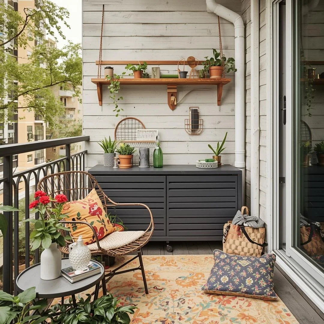 Why Small Balconies Get Messy So Fast (And Why Storage Fixes It)