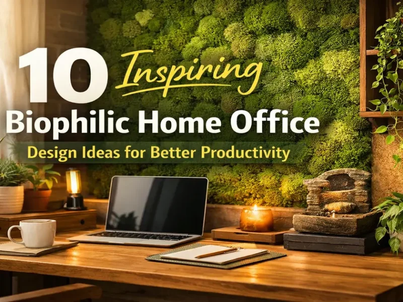10 Inspiring Biophilic Home Office Design Ideas for Better Productivity