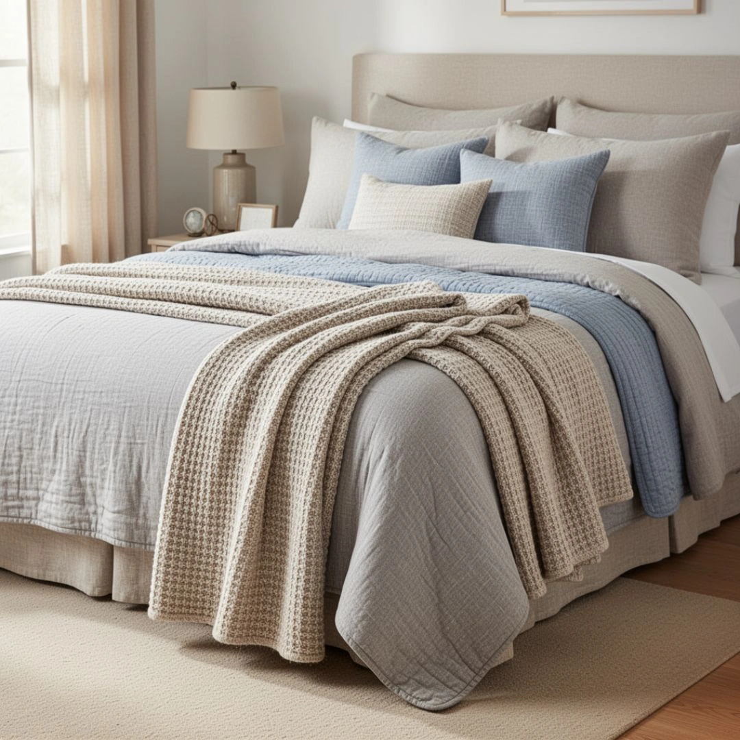 Add a Textured Throw or Quilt Add a Textured Throw or Quilt