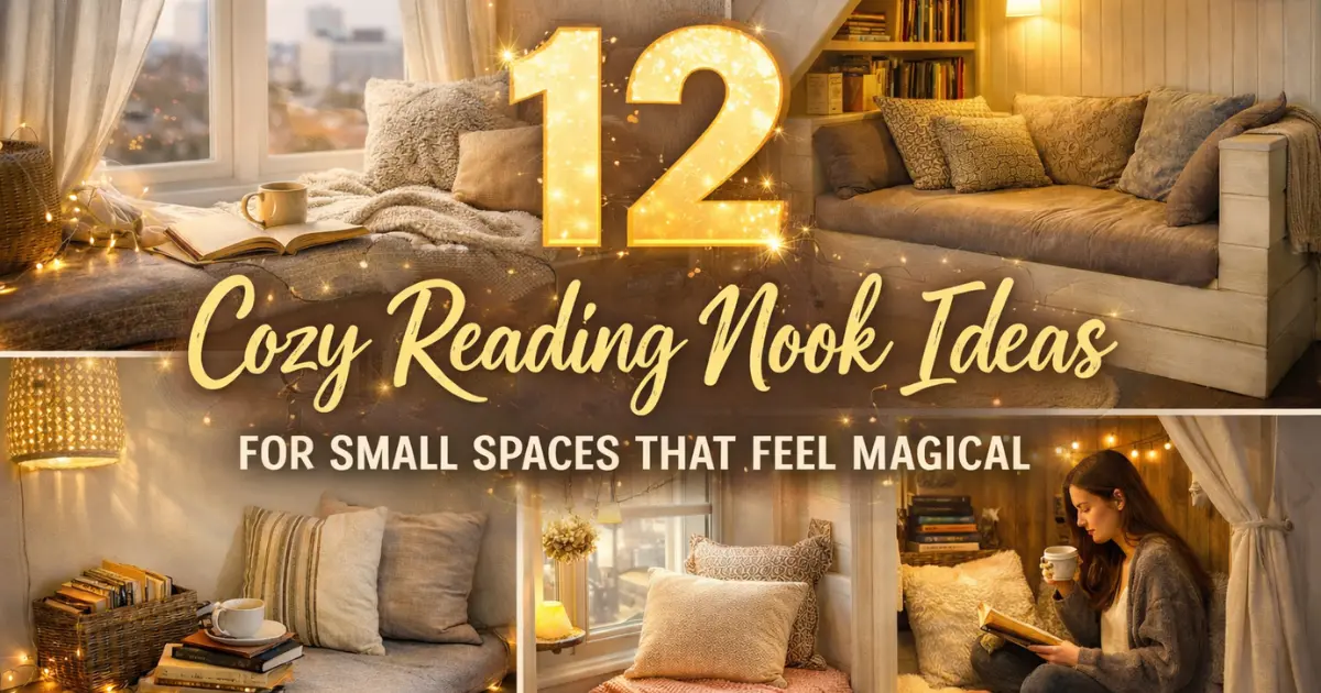 Cozy Reading Nook Ideas for Small Spaces