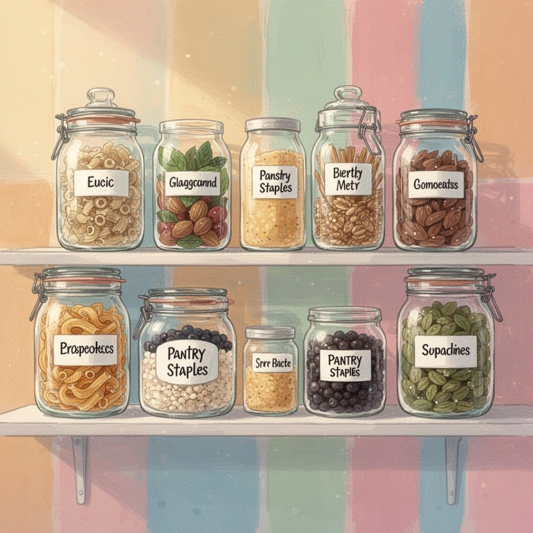 Decant Pantry Staples for a Clean Look