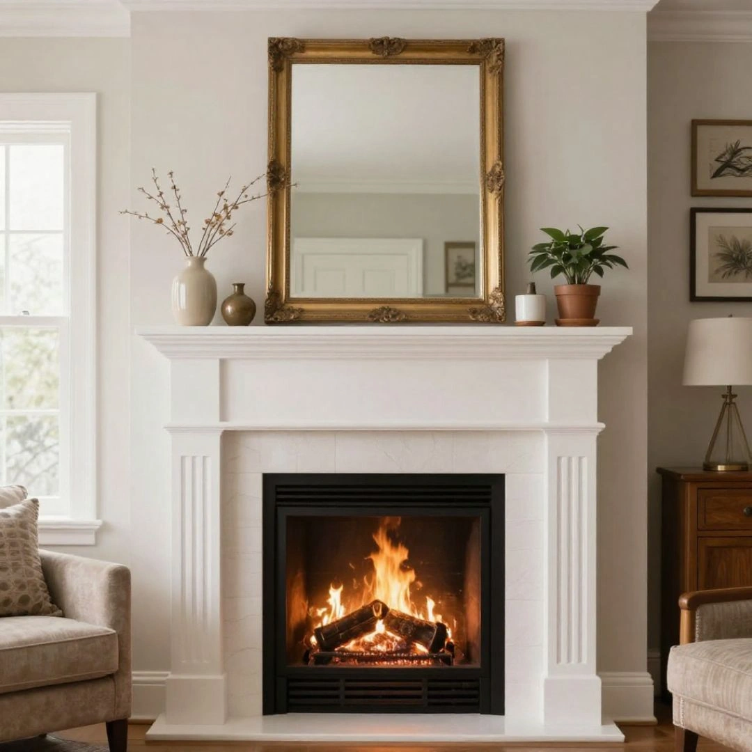 Fireplace Mantel Decorating Ideas for Everyday Small Living Rooms