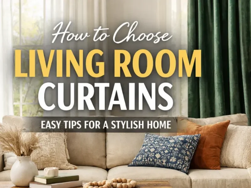 How to Choose the Perfect Living Room Curtains