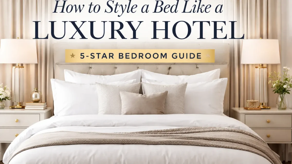 How to Style a Bed Like a Luxury Hotel