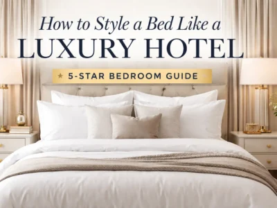 How to Style a Bed Like a Luxury Hotel