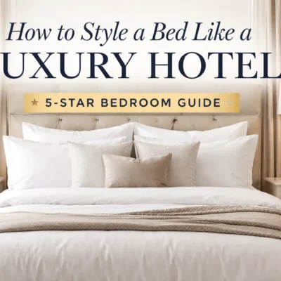 How to Style a Bed Like a Luxury Hotel How to Style a Bed Like a Luxury Hotel