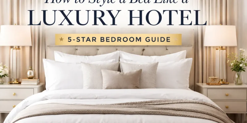 How to Style a Bed Like a Luxury Hotel