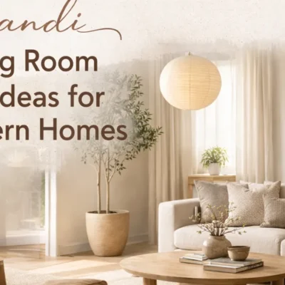 Japandi Living Room Design Ideas for Modern Homes