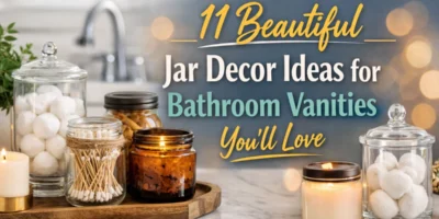 Jar Decor Ideas for Bathroom Vanities