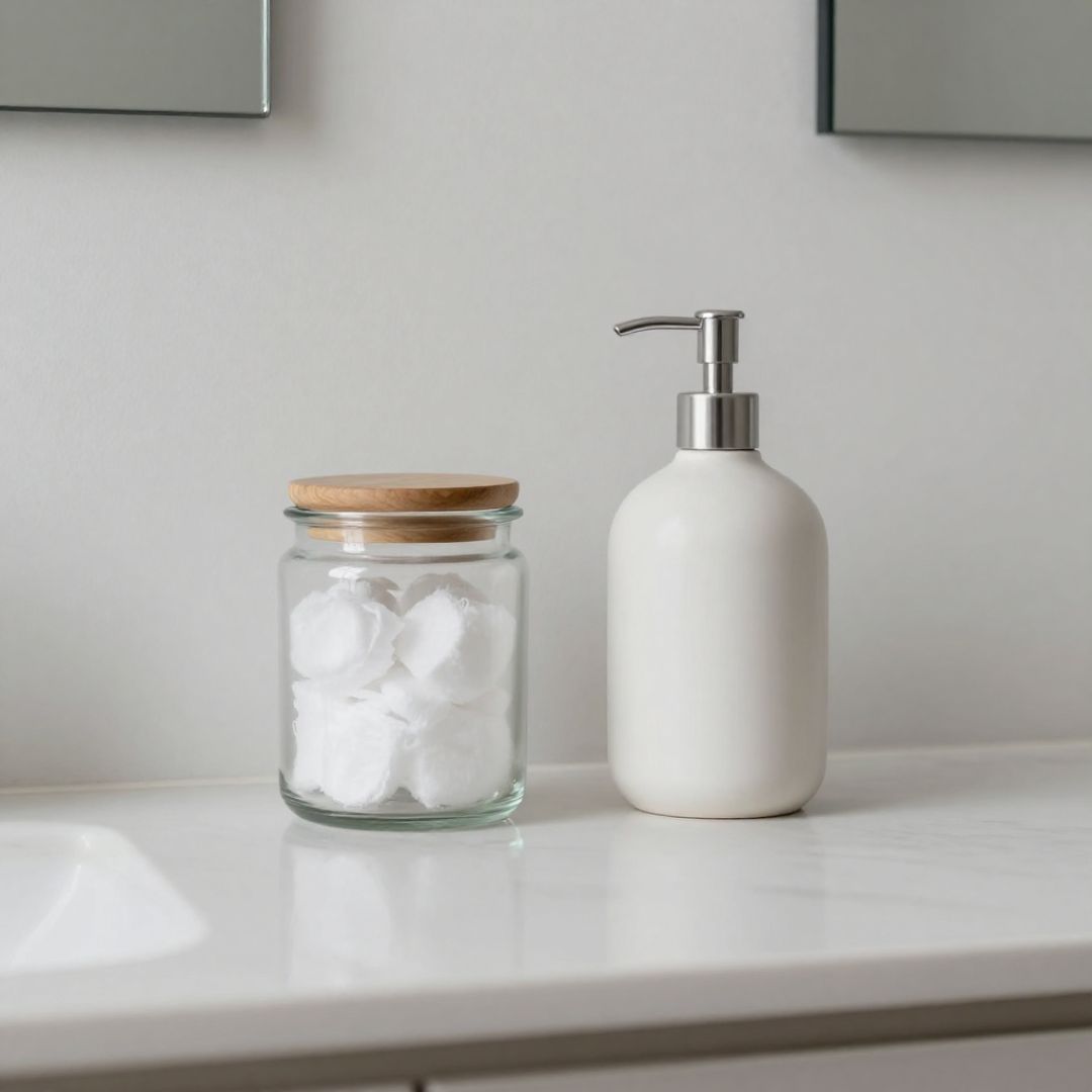 Minimalist Jar Decor Ideas for Bathroom Vanities That Stay Clutter-Free