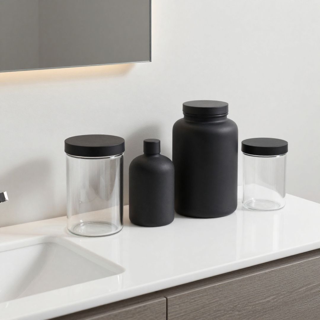 Modern Jar Decor Ideas for Bathroom Vanities That Feel Fresh