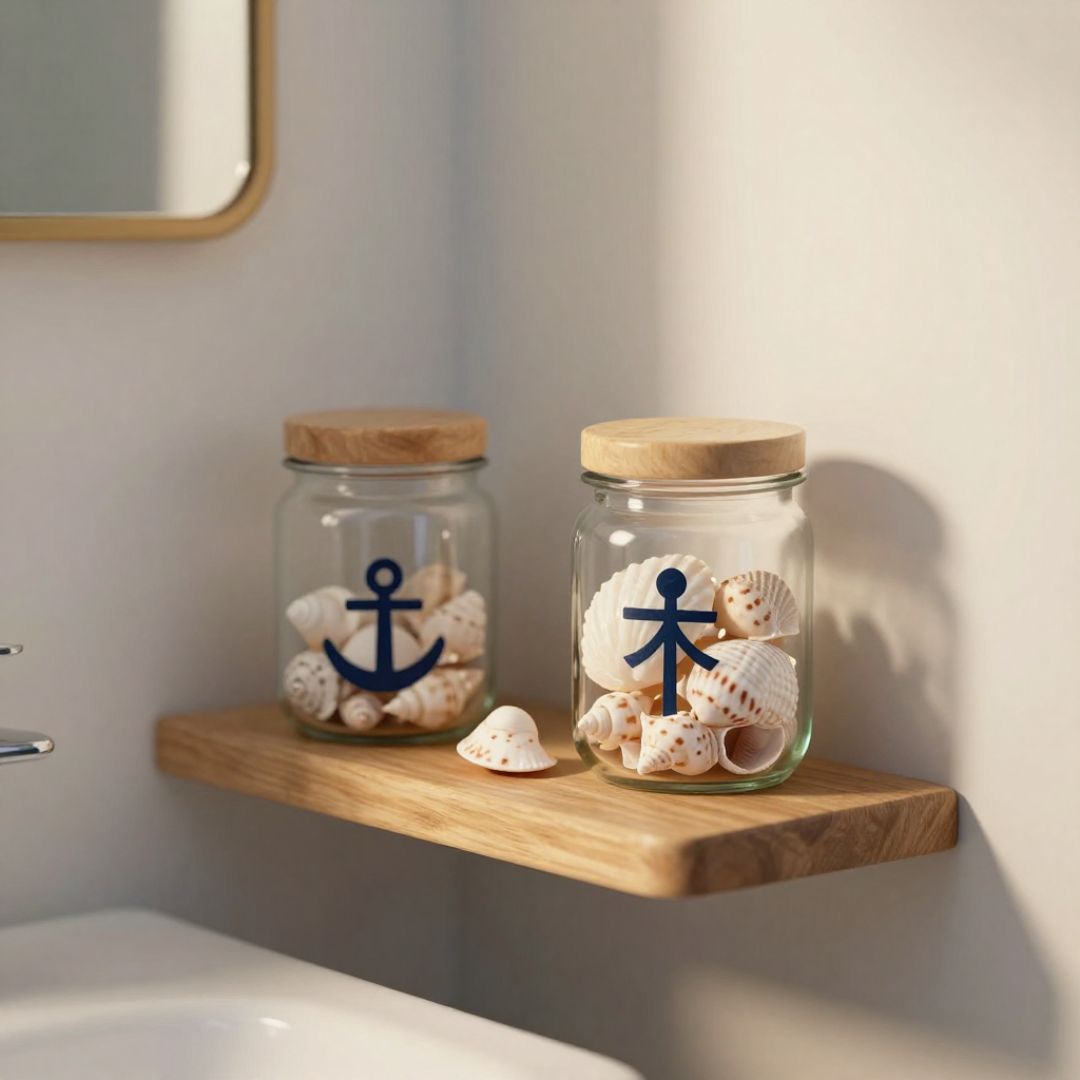 Small Jar Decor Ideas for Bathroom Vanities in Tight Spaces