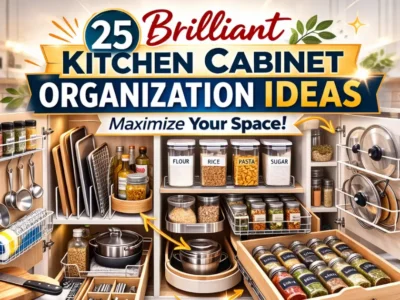 How to Organize Kitchen Cabinets Efficiently