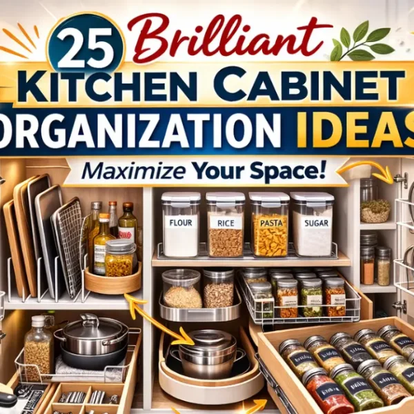How to Organize Kitchen Cabinets Efficiently