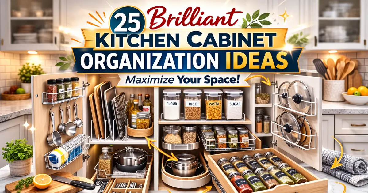 The Ultimate Guide to Organizing Kitchen Cabinets Like a Pro How to Organize Kitchen Cabinets Efficiently