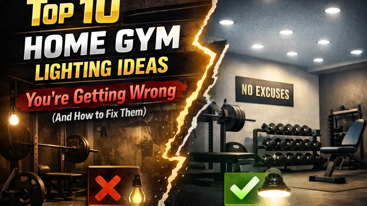 Top 10 Home Gym Lighting Ideas Youre Getting Wrong And How to Fix Them