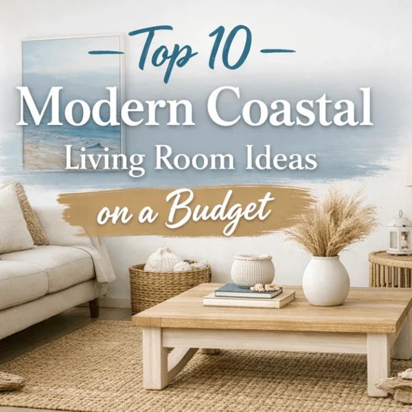 Top 10 Modern Coastal Living Room Ideas on a Budget