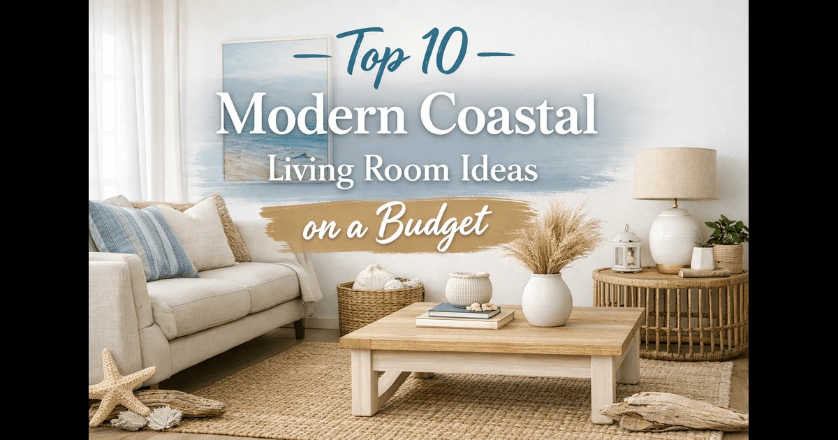 Top 10 Modern Coastal Living Room Ideas on a Budget Top 10 Modern Coastal Living Room Ideas on a Budget