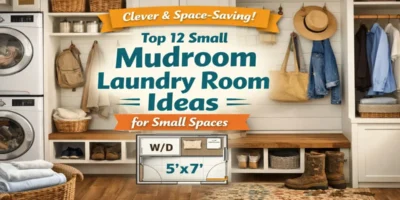 Top 12 Small Mudroom Laundry Room Ideas for Small Spaces