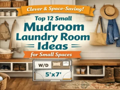 Top 12 Small Mudroom Laundry Room Ideas for Small Spaces