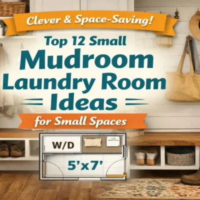 Top 12 Small Mudroom Laundry Room Ideas for Small Spaces